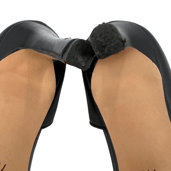 Halogen Black Pointed Toe D’Orsay Heels Size 7 Narrow Women's - Picture 11 of 11